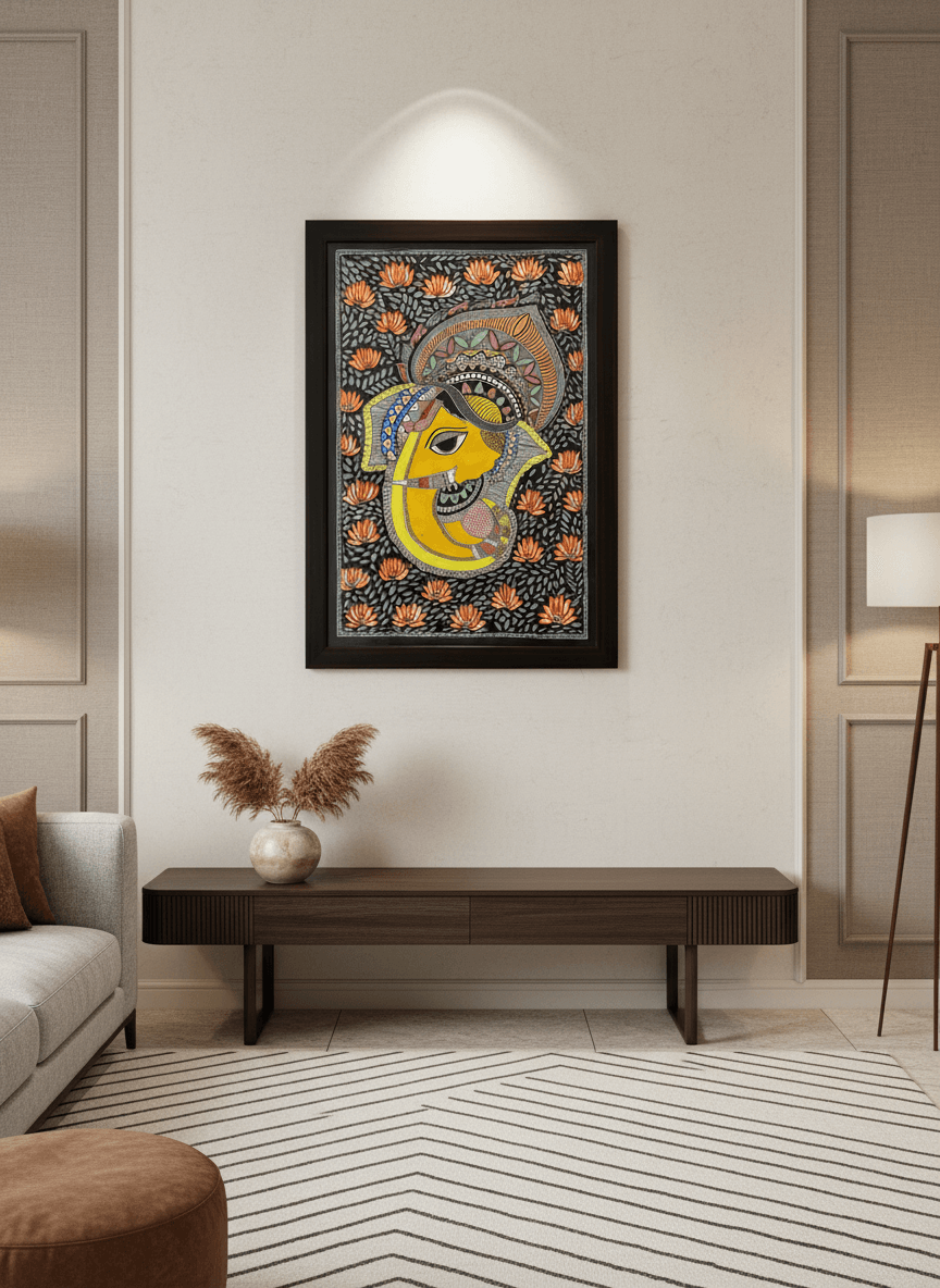 Divine Ganesha's Lotus Bloom — alternate view