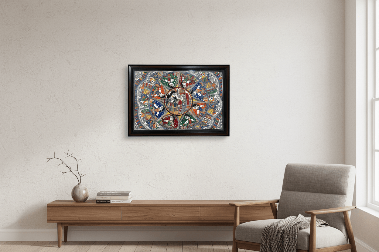 Eternal Love: A Mithila Mandala