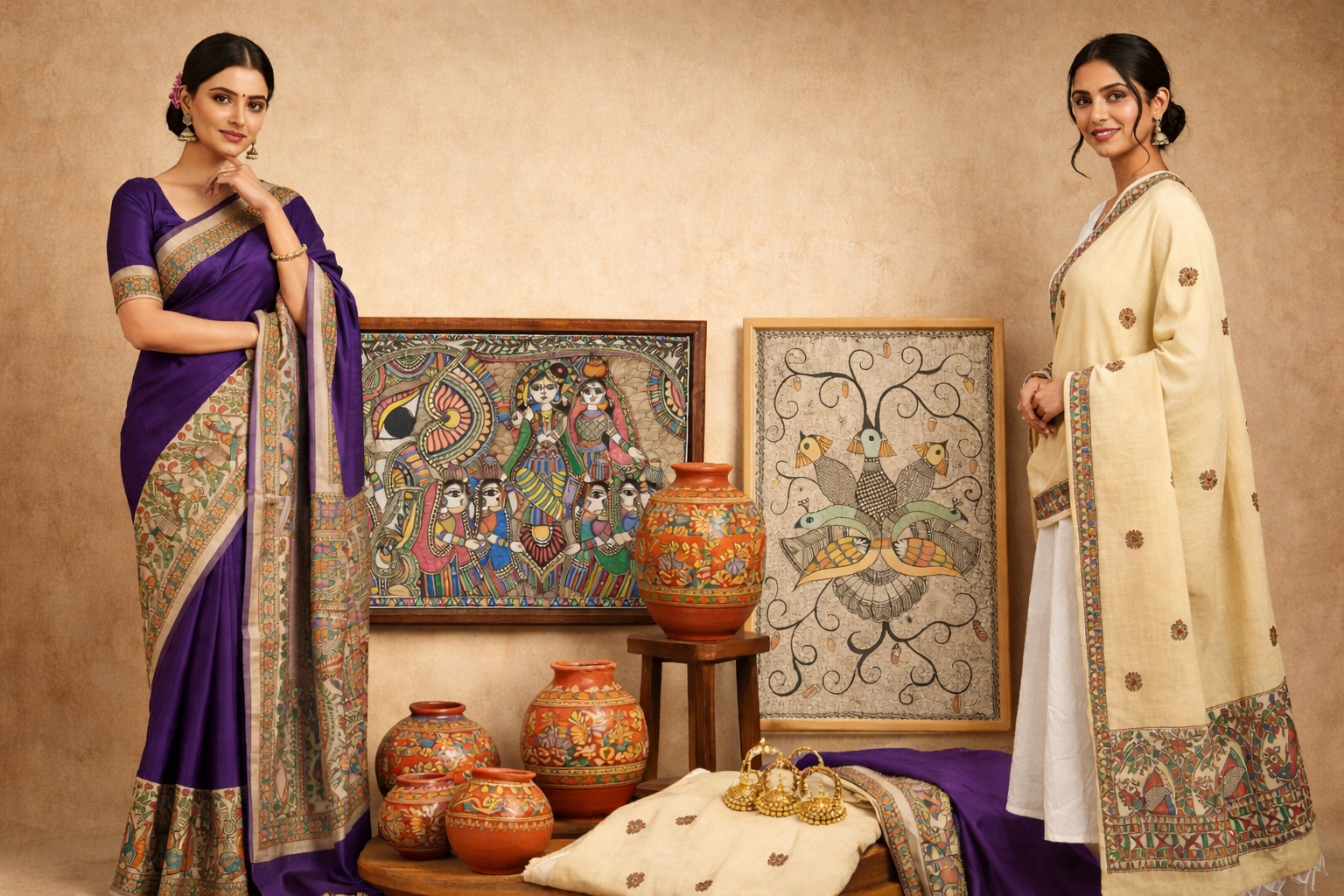 Featured Mithila painting